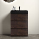Alice - Bathroom Vanity With Large Storage Freestanding Bathroom Vanity, Sink For Modern Bathroom, One-Piece Sink Basin Without Drain And Faucet