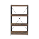 Bob - Bookshelf - Weathered Oak / Black by Unique Piece Furniture