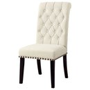 Button Tufted Side Chairs (Set of 2) - Beige