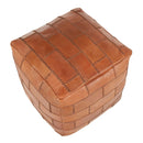 Cobbler - Industrial Pouf - Brown by HouseOfZazla