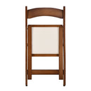 Solid Wood Upholstered Folding Chair Set, Dining Room (Set of 4) by HouseOfZazla