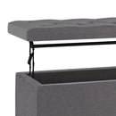 Hamilton - Upholstered Lift Top Rectangular Storage Ottoman by Unique Piece Furniture