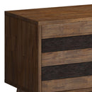 Clarkson - Low TV Stand - Rustic Natural Aged Brown by HouseOfZazla