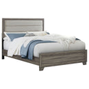 Funston - Queen Bed With Headboard - Brown Oak by HouseOfZazla