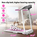 Foldable Treadmill - 2.5HP Electric Folding Running Machine