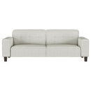 Xana - 2 Piece Upholstered Track Arm Sofa Set - Greige