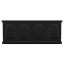 Florence 4-door Dining Sideboard Buffet Distressed Black