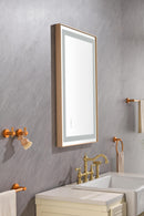 36x24 LED Lighted Bathroom Wall Mounted Mirror with High Lumen+Anti-Fog Separately Control