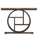 Console Table With 4 Tier Design For Living Hallway