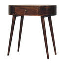 Rounded Wood Table by HouseOfZazla