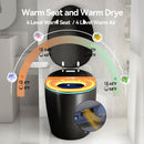 Unique Smart Toile With Built In Bidet, Auto Open / Close Seat, Foot Sensor, LED Display, Night Light, Warm Water & Dryer Ceramic