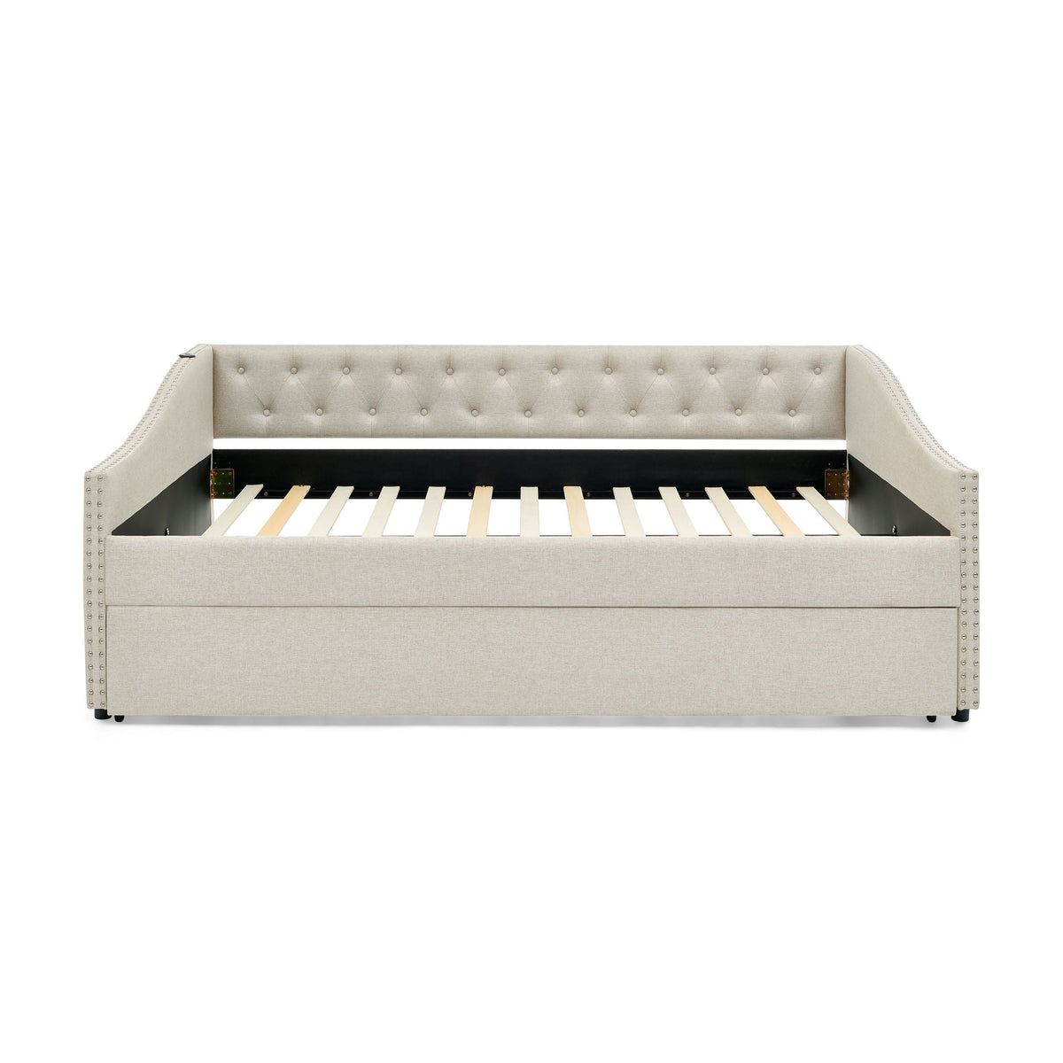 Upholstered Daybed With USB Charging & Pull Out Bed, photo 7 of 40
