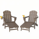 Stylish Folding Fire Pit Chair Set of 2
