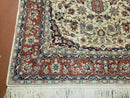 4' X 6' Handmade Ultra Fine Chinese Floral Oriental Wool Rug Hand Knotted Beige