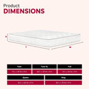 Premium 9" Medium Pocket Spring Mattress by HouseOfZazla