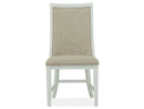 Heron Cove - Upholstered Host Side Chair (Set of 2) - Dark Brown
