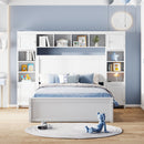 Bed With All In One Cabinet, Shelf And Sockets, Trundle by HouseOfZazla