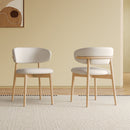 Dining Chair For Dining Room, Kitchen (Set of 2) - White by HouseOfZazla