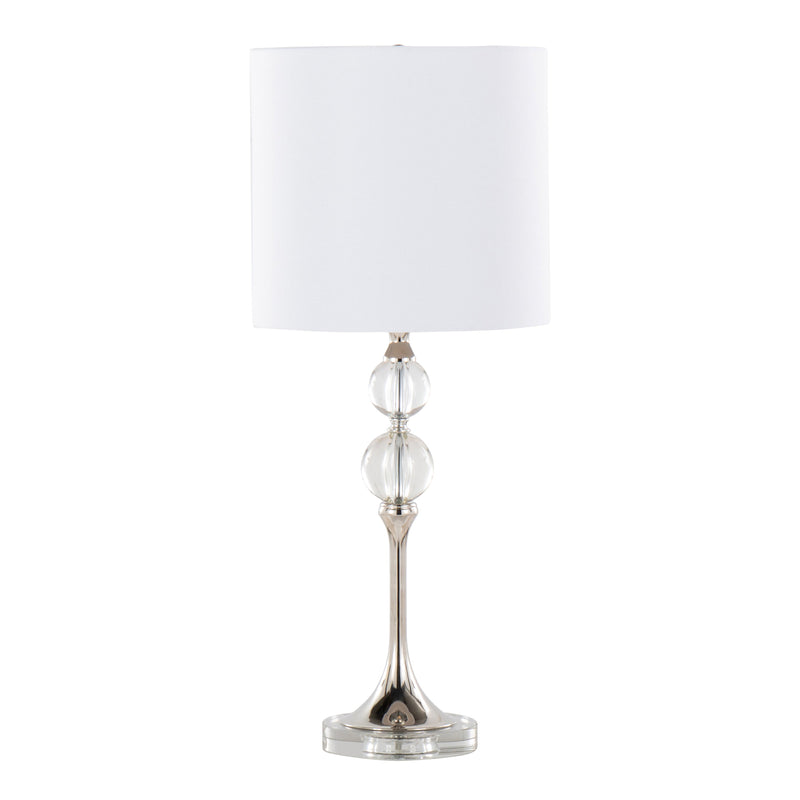 26" Contemporary Crystal Table Lamp, photo 3 of 8