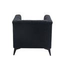 Accent Chair Living Room Chairs Single Sofa Chair,Arm Chairs with Linen Fabric, Mid Century Accent Arm Chairs Comfy Reading Lounge Club Armchair for Bedroom Office Study