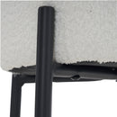 24" Tall, Round Bar Stools, Set of 2 - Contemporary upholstered dining stools for kitchens, coffee shops and bar stores - Includes sturdy hardware support legs