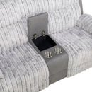 Bruni - Console Reclining Loveseat With Manual Recline by HouseOfZazla