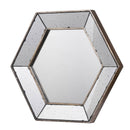 Hexagon Wall Mirror With Contemporary Glass Design, Home Decor Accent Mirror For Living Room, Entryway, Bedroom by Unique Piece Furniture
