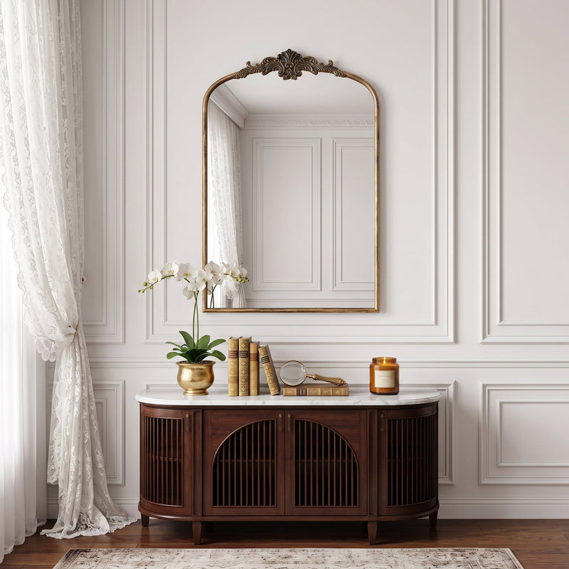 24''x36'' Antique Large Wall Mirror, French, photo 4 of 6