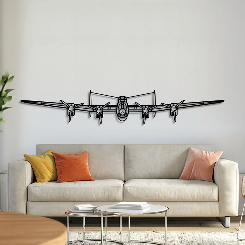 Lancaster MK I Front Metal Aircraft Wall Art - NCP0102