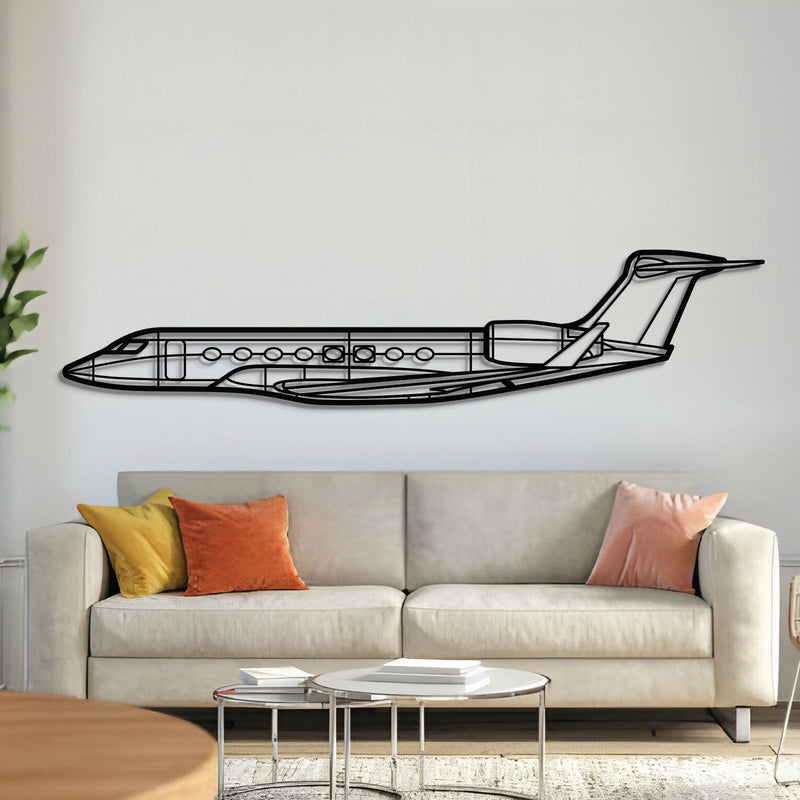 G650 Metal Aircraft Wall Art - NCP0090