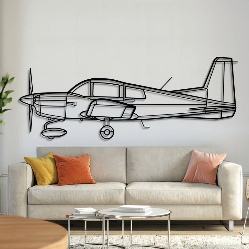 AA-5 Metal Aircraft Wall Art - NCP0409