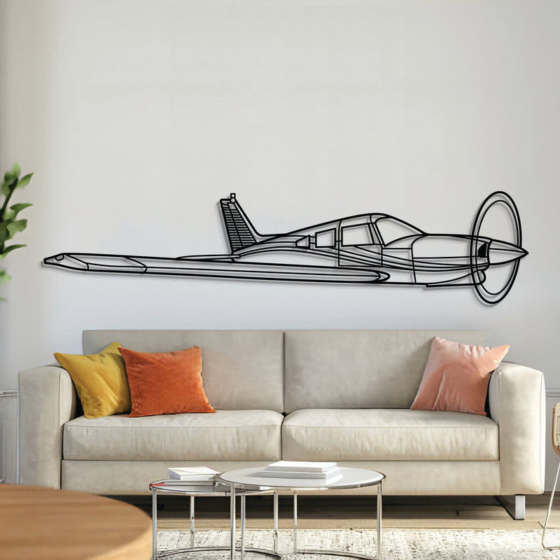 Turbo Arrow 3 Angle Metal Aircraft Wall Art - NCP0498