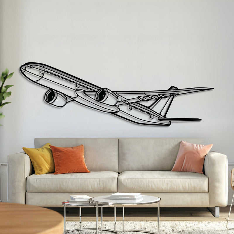 777-9 Angle Metal Aircraft Wall Art - NCP0362