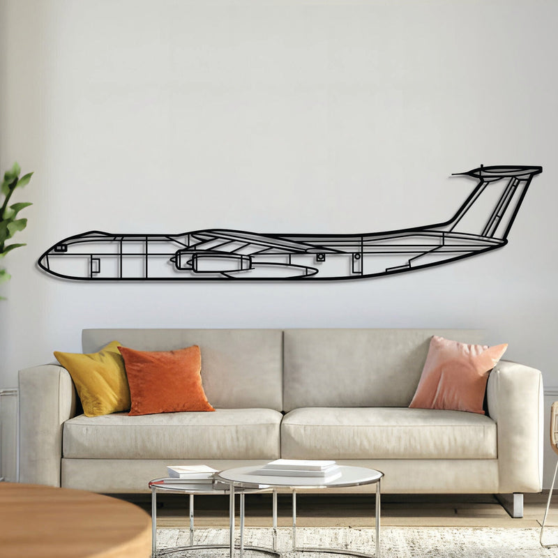 C-141 Starlifter Metal Aircraft Wall Art - NCP0041