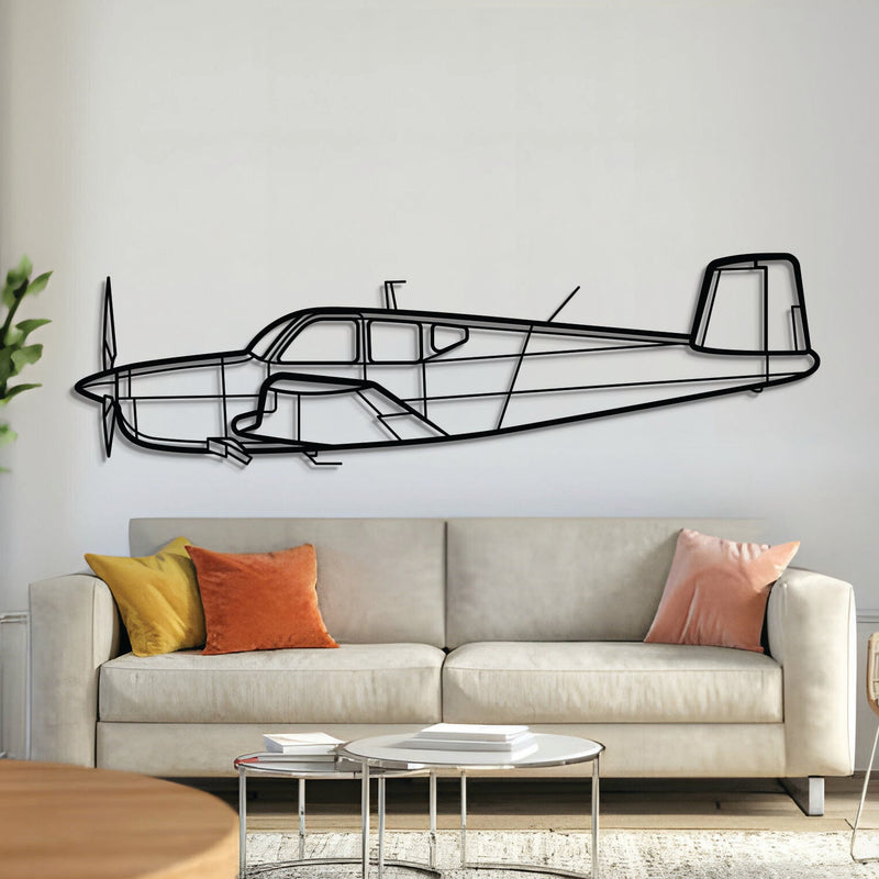 Bonanza K35 Metal Aircraft Wall Art - NCP0312