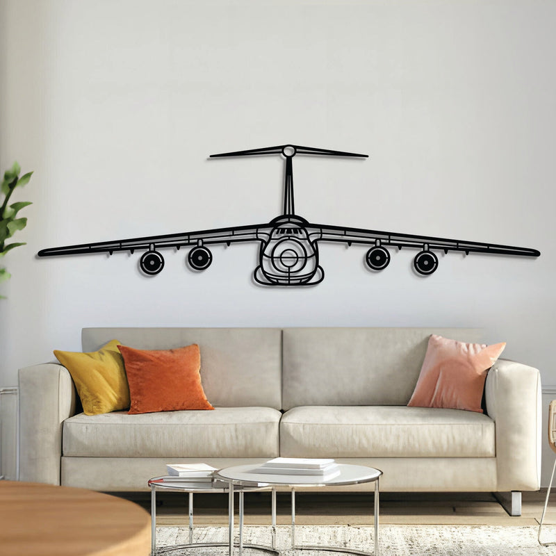 C5 Galaxy Front Metal Aircraft Wall Art - NCP0037