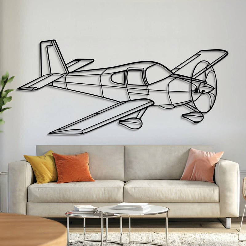 RV-10 Angle Metal Aircraft Wall Art - NCP0442