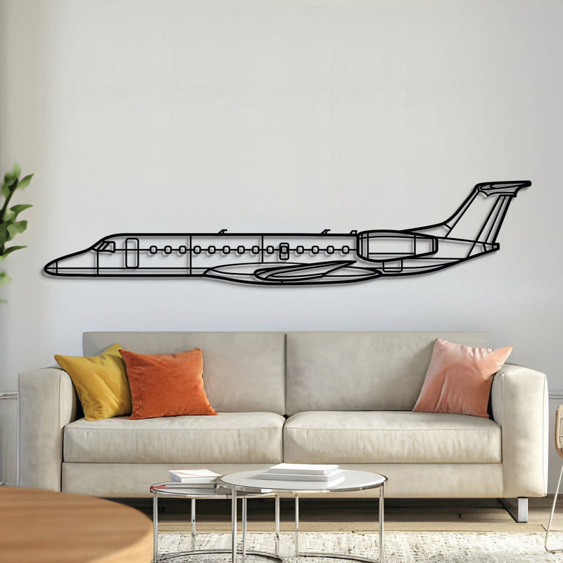 ERJ-135 Metal Aircraft Wall Art - NCP0221