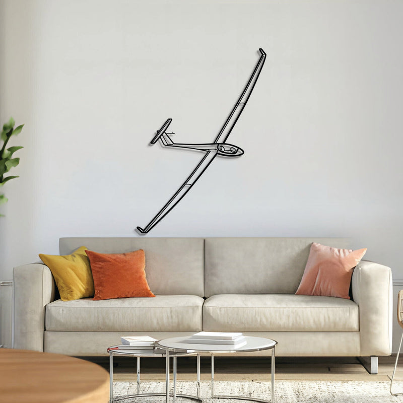 Glider Metal Aircraft Wall Art - NCP0178