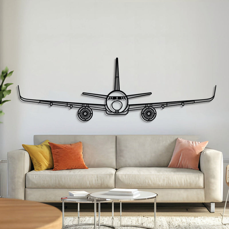 A320 Neo Front Metal Aircraft Wall Art - NCP0406