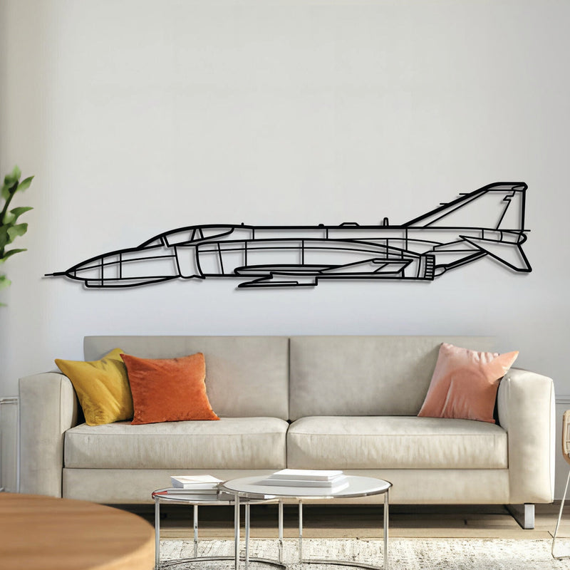 F-4 Phantom Metal Aircraft Wall Art - NCP0068