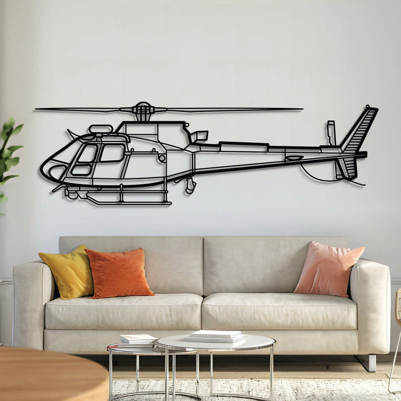 H125E Metal Aircraft Wall Art - NCP0093