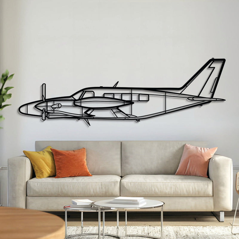 PA-31T Cheyenne Metal Aircraft Wall Art - NCP0239