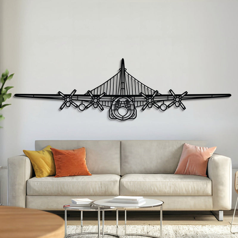 EC-130H Compass Call Front Metal Aircraft Wall Art - NCP0175