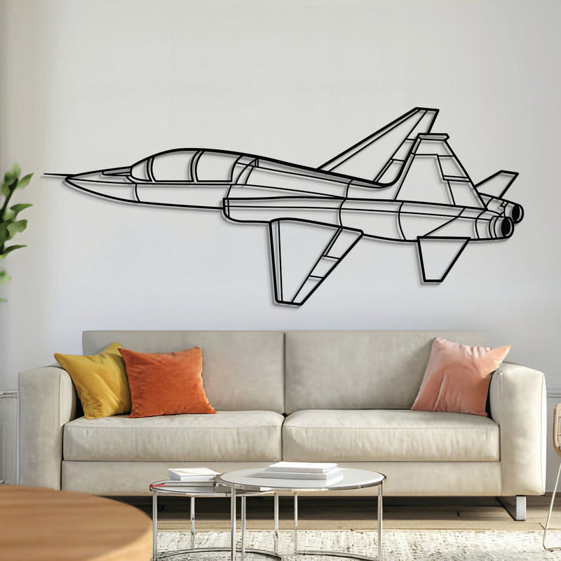 T-38C Talon Angle Metal Aircraft Wall Art - NCP0496