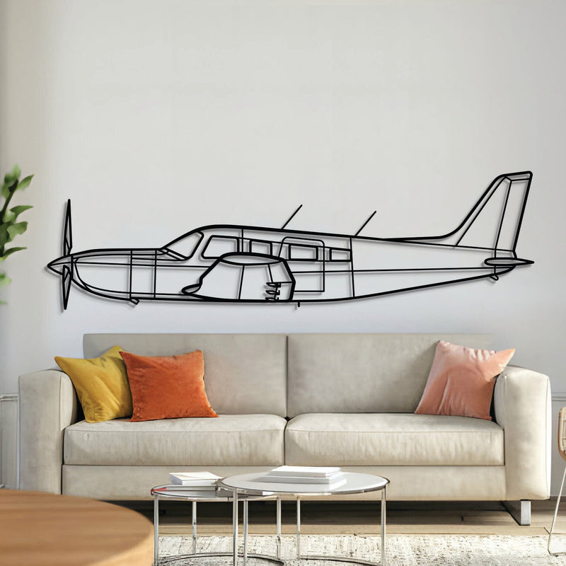 PA-32R-301 Saratoga HP II Metal Aircraft Wall Art - NCP0437