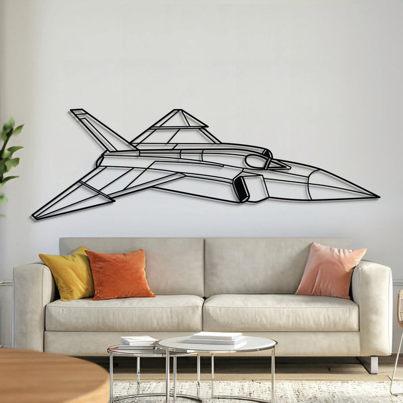 CF-105 Arrow Front Angle Metal Aircraft Wall Art - NCP0469