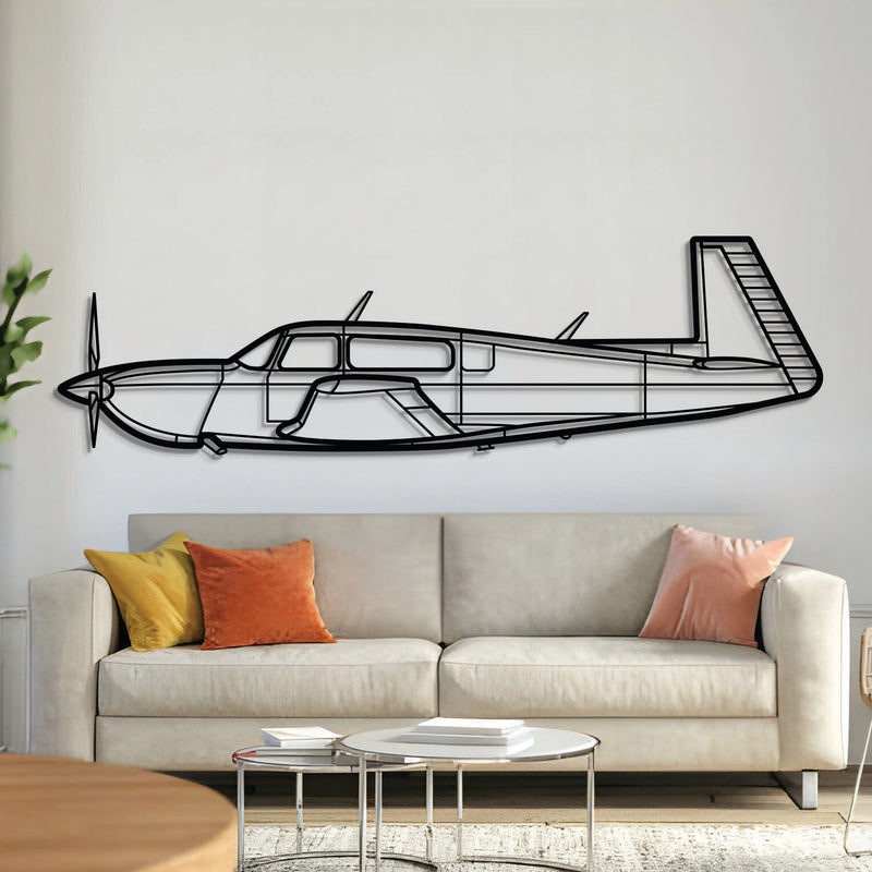 M20M Metal Aircraft Wall Art - NCP0107