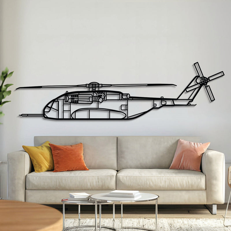 CH-53K King Stallion Metal Aircraft Wall Art - NCP0044