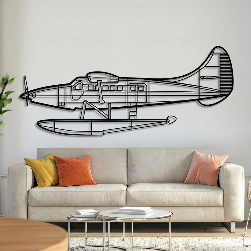 DHC-3T Metal Aircraft Wall Art - NCP0418